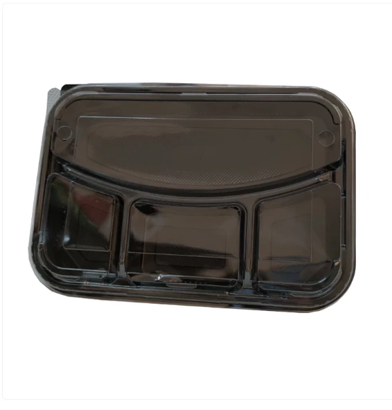 4 Bölmeli Kebap Kabı Seti V-416 ( 50 Adet ) ürün görseli 1