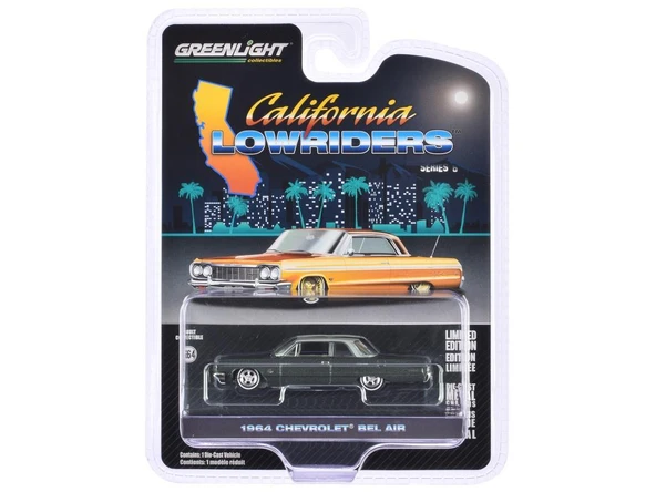 Greenlight California Lowriders 1964 Chevrolet Bel Air Model Araba ürün görseli 1