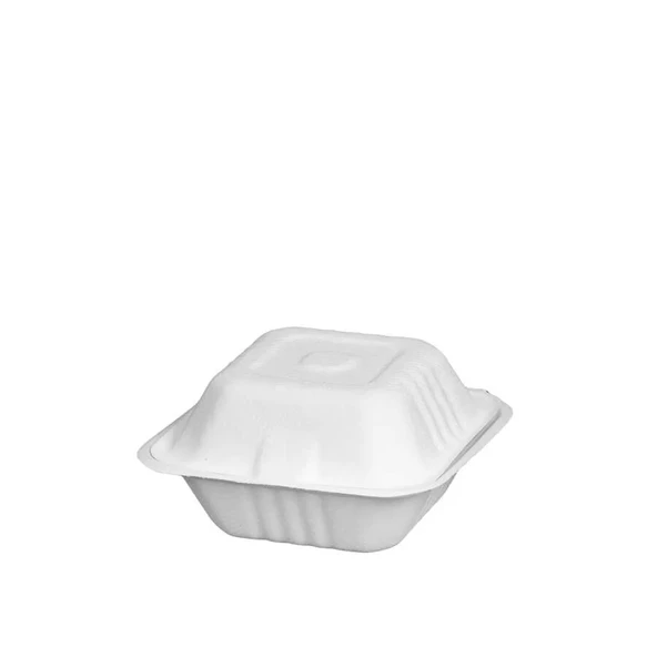 Ekolojik Karton Hamburger Kabı - 25 Adet - Resim 2
