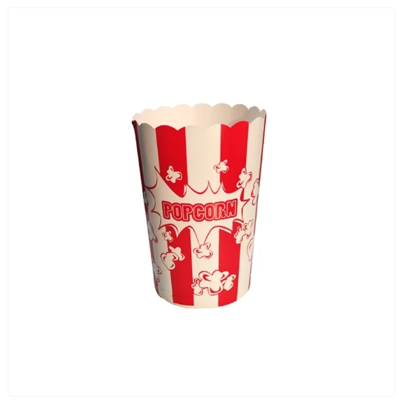 Karton Popcorn Kutusu 16 oz (500'lü) ürün görseli 1