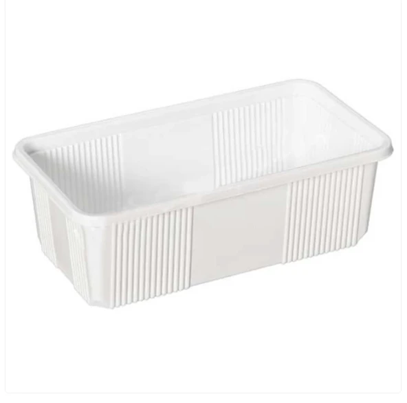 Plastik Dondurma Kabı Beyaz 1000 Gr ( 500 Adet ) ürün görseli 1