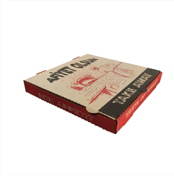Karton Pizza Kutusu 26x26 cm ( 100 Adet ) ürün görseli 1