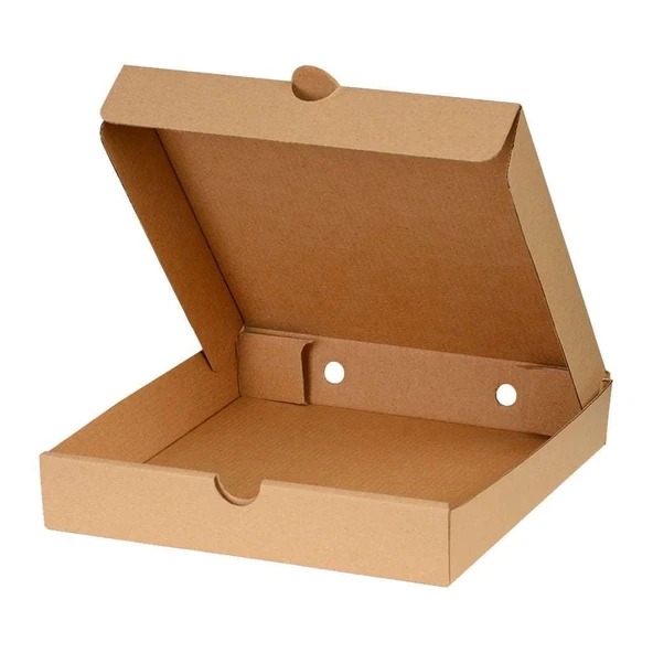 Pizza Kutusu Kraft -Kahverengi 100 lü. 28x28 ürün görseli 1