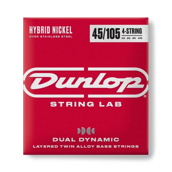 Jim Dunlop DBHYN45105 Hybrid Nickel Bas Gitar Teli  (45-105) ürün görseli 1