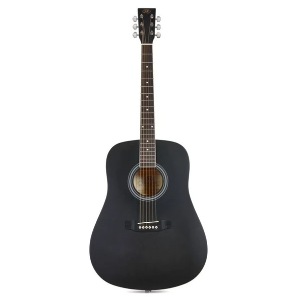SX SD204GTBK Dreadnought Akustik Gitar (Parlak Natural) ürün görseli 1