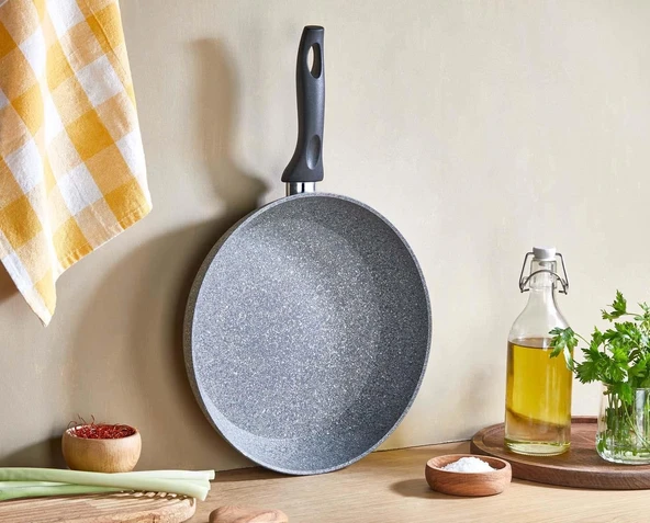 Falez Granit Tava 28 CM ve 24 CM Sahan Seti - Resim 3