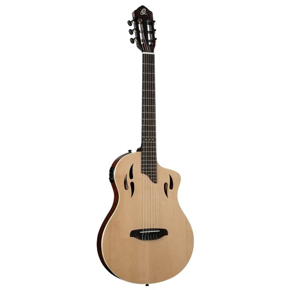 Ortega TourPlayer RTPSTD-NAT Elektro Klasik Gitar (Natural) ürün görseli 1