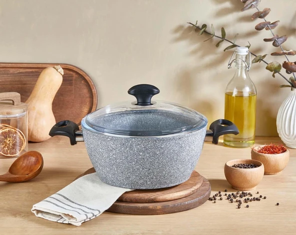 Falez Granit Derin Tencere 24 CM ürün görseli 1