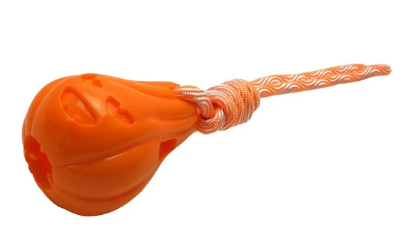Gimdog Pumpkin TPR, Çekiştirmeli Köpek Oyuncağı Turuncu 35 cm ürün görseli 1