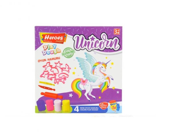 Oyun Hamuru Kalıbı Heroes Unicorn Oyun Hamuru Seti 15 Parça ürün görseli 1