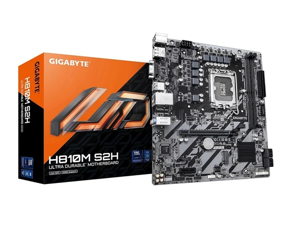Gigabyte H810M S2H D5 1851P Vga Hdmi Dp Usb3.2 ürün görseli 1