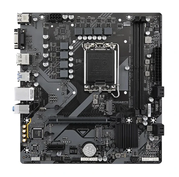 Gigabyte B760M E D5 1700P Vga Hdmi Dp Usb3.2 - Resim 2