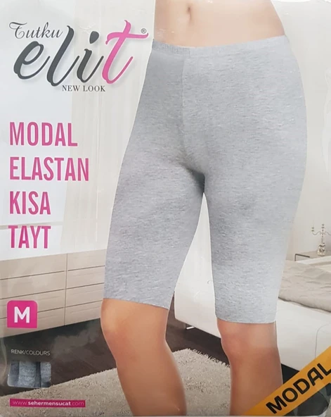 Tutku Elit Bayan Modal Elastan Kısa Tayt  2103 - Resim 11