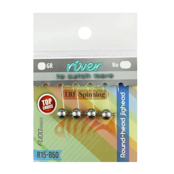 River Top kafa Jig Head 3 GR 4 LÜ PAKET ürün görseli 1