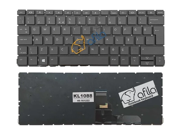 HP ProBook 430 G8 (2X7T6EA,2X7T9EA,32M42EA,32M50EA) uyumlu Klavye (Siyah TR) ürün görseli 1