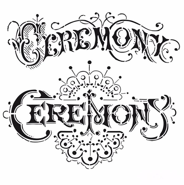 HOME DECOR STENCIL HD-33 45X45 ürün görseli 1