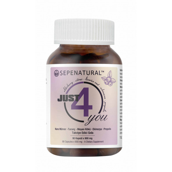 Kara Mürver, Meyan Kökü, Turunç, Ekinezya, Propolis  Takviye Edici Gıda 90 Kapsül x900 mg ürün görseli 1