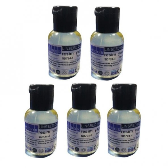 Resim Yağı 25 ml Südor Resim Yağı 5 Adet ürün görseli 1