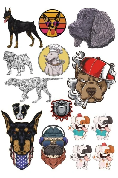 Köek Sticker Set-1 14 Parça Telefon, Tablet, Defter, Laptop Sticker ürün görseli 1