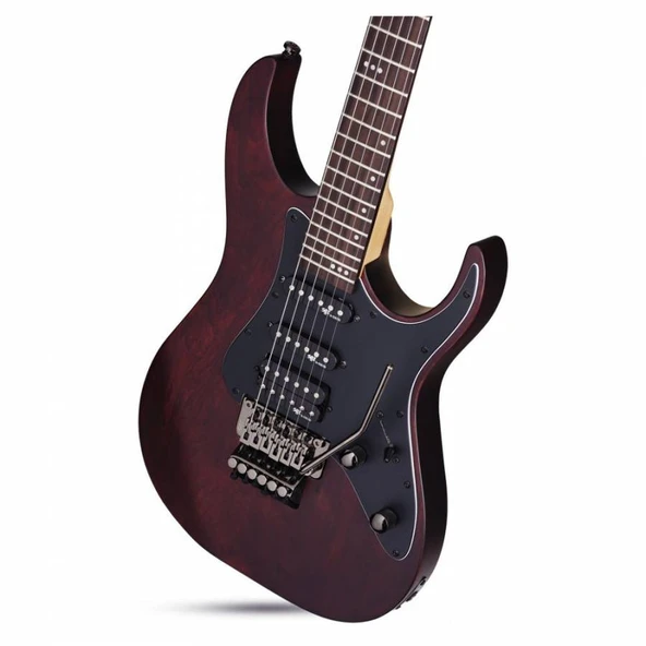Schecter BANSHEE-6 FR SGR Elektro Gitar (Walnut Satin) - Resim 3