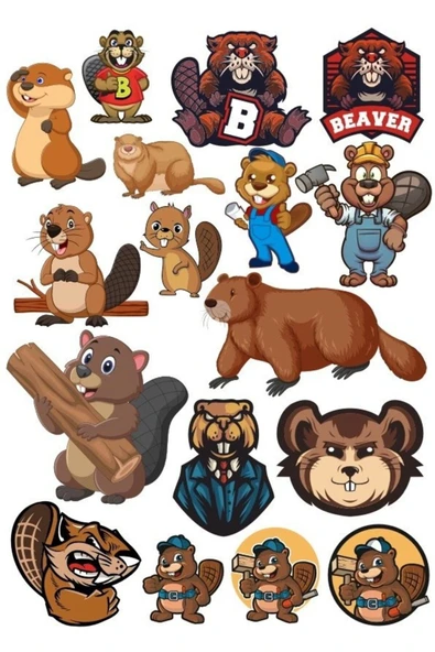 Kostebek sticker Set 15 Parça Telefon, Tablet, Defter, Laptop Sticker ürün görseli 1