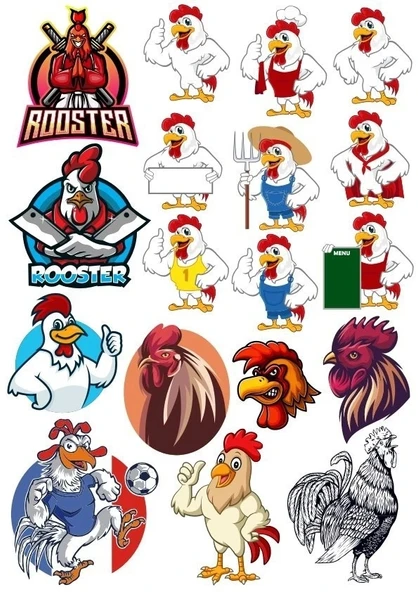 Horoz Sticker Set-6 27 Parça Telefon, Tablet, Defter, Laptop Sticker ürün görseli 1