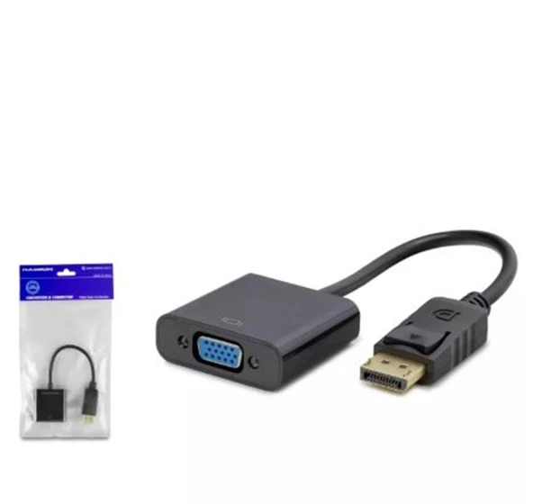 HADRON HDX7763 DISPLAY TO VGA F ÇEVİRİCİ 1080P SİYAH ürün görseli 1
