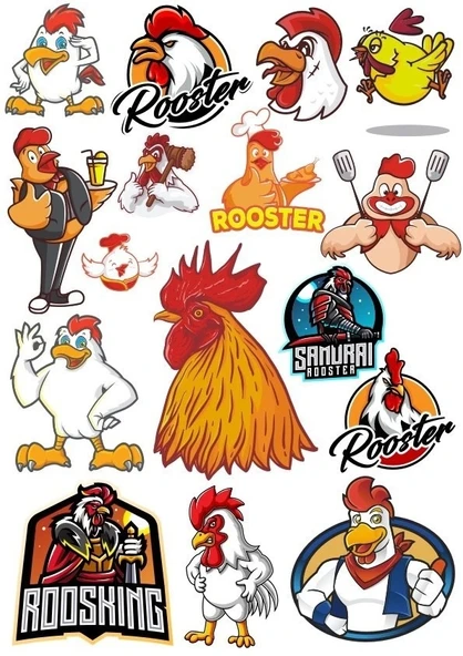 Horoz Sticker Set-15 15 Parça Telefon, Tablet, Defter, Laptop Sticker ürün görseli 1