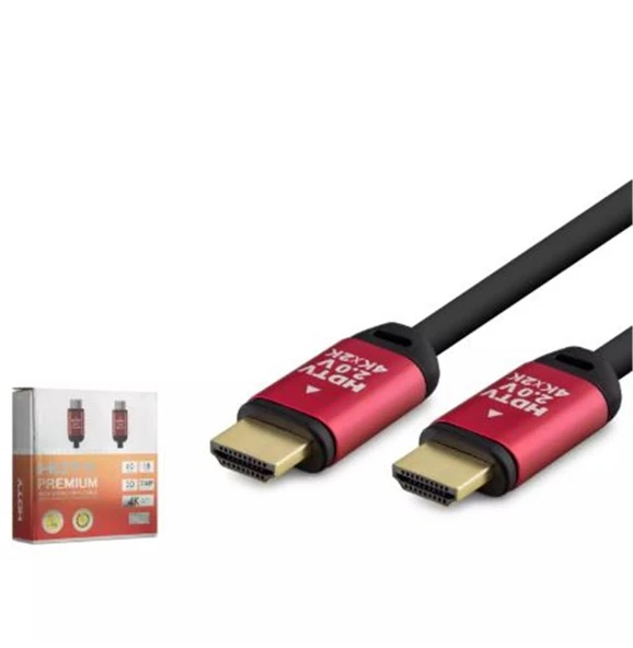 HADRON HDX2041 HDMI KABLO PVC 4K OD8.0 30M SİYAH ürün görseli 1