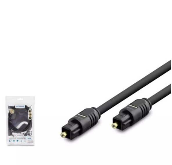 HADRON HDX7805 FIBER OPTICAL KABLO PVC 1.5M SİYAH ürün görseli 1