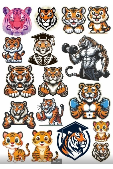 Kaplan Sticker Set 2 ürün görseli 1