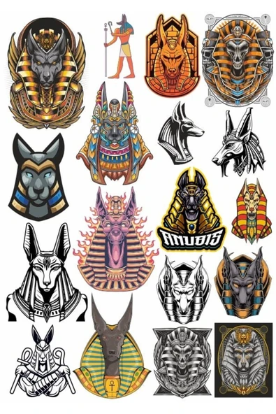 Mısır Temalı Sticker Set 1 ürün görseli 1