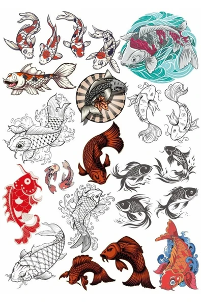Balık Sticker Set 3 ürün görseli 1