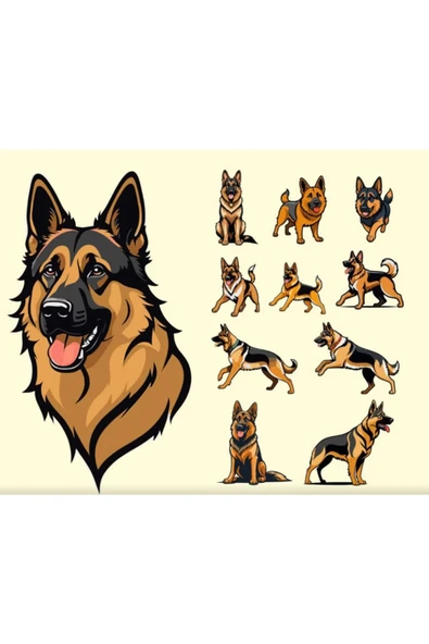 k9 Sticker Set ürün görseli 1