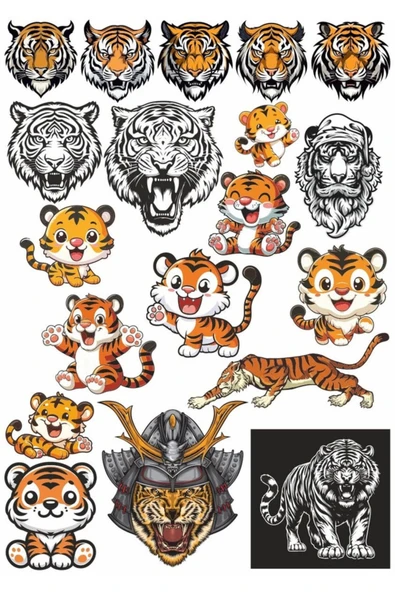 Kaplan Sticker Set 5 ürün görseli 1