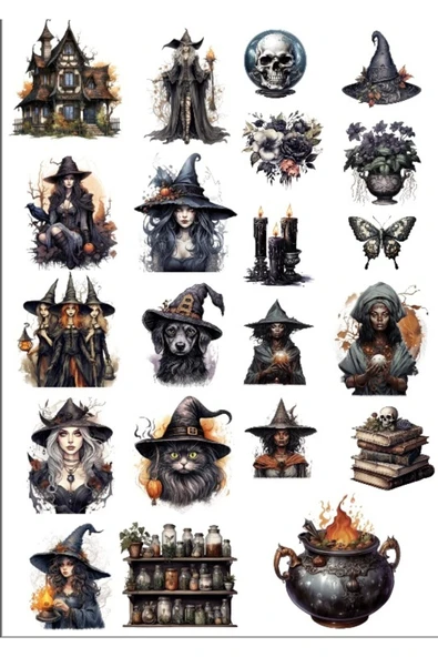 Cadılar Sticker Set -2 ürün görseli 1