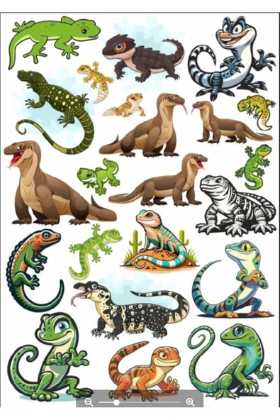 Kertenkele Sticker Set 2 ürün görseli 1
