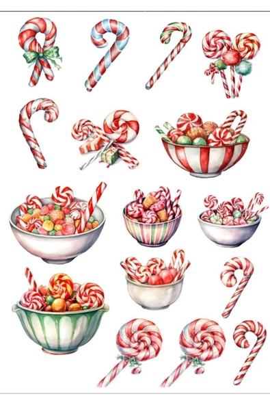 Şekerler Sticker Set -2 ürün görseli 1