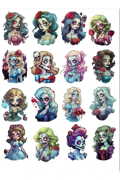 Zombiler Sticker Set ürün görseli 1