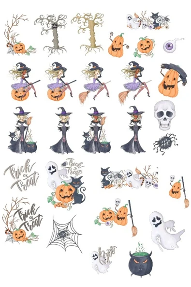 Cadı Sticker Set ürün görseli 1