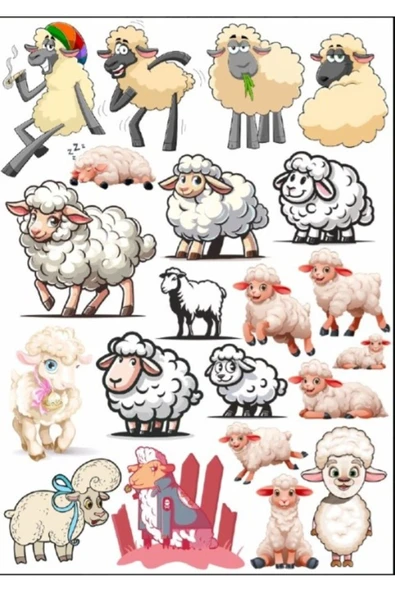 Kuzu Sticker Set 2 ürün görseli 1