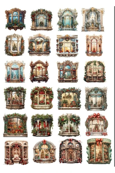 Pencereler Sticker Set ürün görseli 1