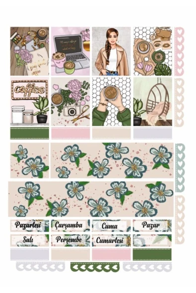 Planlayıcı Sticker Set 1 ürün görseli 1