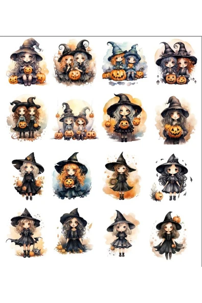 Cadı Sticker Set ürün görseli 1