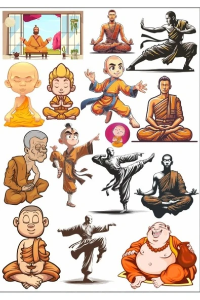 Buda Sticker Set 1 ürün görseli 1