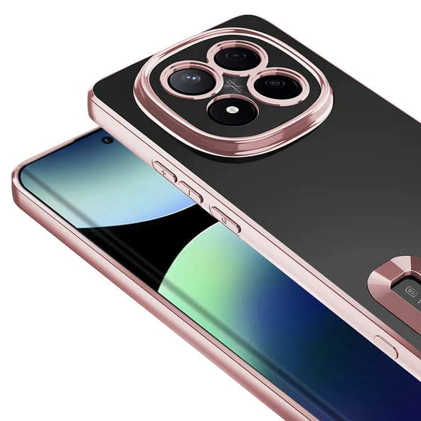 Zipax  Xiaomi Redmi Note 14 Pro 5G Kılıf Silikon Kenarları Lazer Renkli Zr-Omega ürün görseli 1