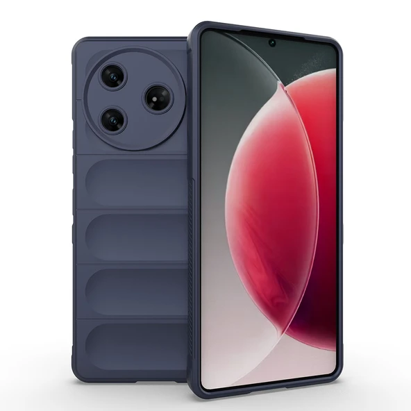 Zipax  Tecno Spark 30 Pro Kılıf Kasisli Silikon Zr-Etnik ürün görseli 1
