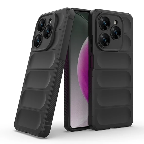 Zipax  Tecno Spark 20 Pro 4G Kılıf Kasisli Silikon Zr-Etnik ürün görseli 1