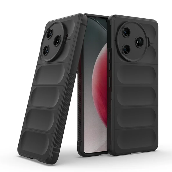 Zipax  Tecno Spark 30 Pro Kılıf Kasisli Silikon Zr-Etnik ürün görseli 1