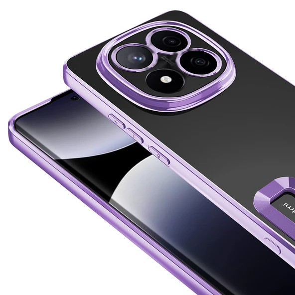 Zipax  Xiaomi Poco X7 Kılıf Silikon Kenarları Lazer Renkli Zr-Omega ürün görseli 1